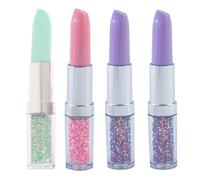 TINEASUR 4pcs Rhinestone Painting Drill Pen Set DIY Drill Pen Creative Lipstick Shape Plastic Multi-purpose Tools for Cross Stitch and Sewing Craft