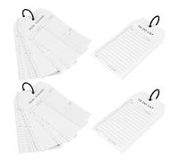 TINEASUR 4pcs To-do List Notebook Set with Detachable Sheets, Paper Schedule Pads for Home and School Use, Lightweight Portable Notepads Featuring Classified Archives and Workmanship