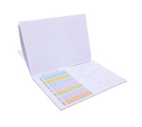 TINEASUR 52pcs A Book Magnetic Kitchen Planner Weekly Planner for Fridge 8.5x11inch Paper Write and Wipe Reusable Elegant Design Meal Planning for Family