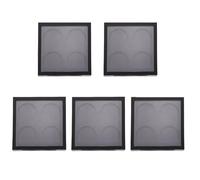 TINEASUR 5pcs Eyeshadow Packing Plates Four-color Eyeshadow Plates 4 Grids as Material No Substances for Women and Makeup Storage