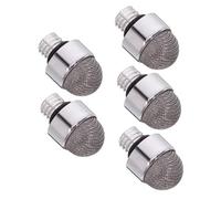 TINEASUR 5pcs M5 External Thread 8.0mm Mesh Stylus Pen Tips Replacement with Conductive Silver Fiber Cloth for Capacitive Touchscreen Tablets and Smartphones