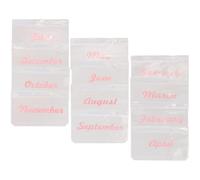 TINEASUR 6-Hole A6 Budget Binder Pouch with Zipper, Plastic Cash Organizer Insert for Notebook Folder, Pink Binder Money Bag for Office and Personal Finance Management