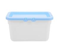 TINEASUR 60 Laundry Beads Washing Powder Holder Container Dryer Sheet Holder Blue Pp Large Capacity Versatile Use Sleek Minimalist Design Laundry Room Storage