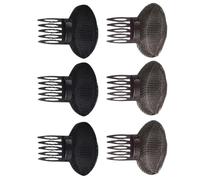 TINEASUR 6pcs Hair Bump up Combs Clips Volume Insert Clip 3.14x2.75x0.24 in Invisible Support Long Term Use for Women Christmas Valentine