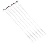TINEASUR 6pcs Hair Tinsel Kit Space Silver Glitter Hair Extensions for Women Sparkling Strands Easy DIY Accessories