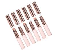 TINEASUR 6pcs Silicone Lip Brush with Protective Caps Precise Soft Silicone Tips for Seamless Lip Color Blending and Edge Definition Reusable Makeup Tools for Lipstick Gloss and Concealer
