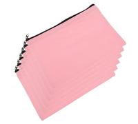 TINEASUR 6pcs Zipper Pouch Bags Makeup Pencil Case Jewelry Storage Bag Mini Canvas Pouch Multifunctional Travel Organizer