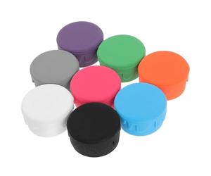 TINEASUR 8pcs Silicone Wine Bottle Stoppers with Elegant Delicate Shape for Sealing and Decoration, Suitable for Parties and Homes, Reusable and Food Grade Wine Plugs Random Color