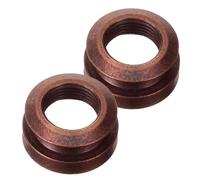 TINEASUR Acoustic Guitar Strap Button Locks Versatile Use 2pcs with Copper End Pins and Elegant Design, for Recordings and Live Performances by Professional Musicians