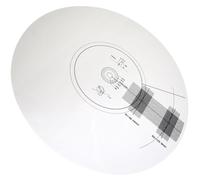 TINEASUR Acrylic Anti-sliding Gauge Ruler Turntable Alignment Protractor Mat for Vinyl Record Enthusiasts Accurate High Precision Test Housewarming