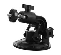 TINEASUR Action Camera, and Solid Abs Silicone Materials Suction Cup Mount with Easy Installation, Black Black Dash Cam Windscreen Mount, 9cm Diameter Strong Suction for Driving and On-the-go Use