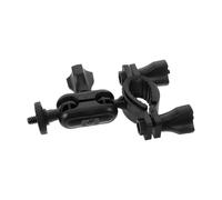 TINEASUR Adjustable Clamp Mirror Bracket Dashcam Mount for Driving Recorder Car Black Plastic with Antivibration Shockabsorbing Double Clamp Design Compatible Interior Accessory