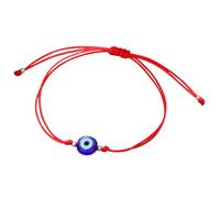 TINEASUR Adjustable Red String Evil Eye Bracelet with Eye Beads Handmade Protection Jewelry for Women Minimalist Wrist Accessory for Fortune and Spiritual Style