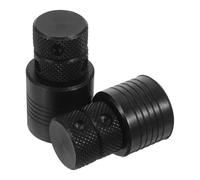 TINEASUR Adjustable Screw Jack Pads with Flat Design 2pcs Steel Construction Supports to 3 Tons for Heavy Machinery and Cabinets for Industrial Tasks and Home Improvement