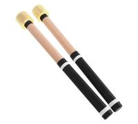 TINEASUR Anti-slip Drumsticks for Beginning Drummers with Full-area Grip Coverage and Elastic Tips, Wooden and Plastic Material, for Jazz and Music Education Practice