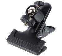 TINEASUR Ball Head Mount 1/4 Inch Screw Spring Clamp with Tripod Mount Backdrop Clips for Camera Accessory Support