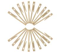 TINEASUR Bamboo Test Tube Clamps and 20pcs for Laboratory Use, Scratch Resistant Protect Hands from Corrosion, Suitable for Test Tubes and Clothes in Office Or School Settings