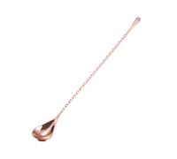 TINEASUR Bar Cocktail Spoon Corrosion-Proof Stainless Steel with Handle for Mixing Drinks Swizzle Virtually Cup Size, for Establishment