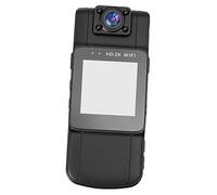 TINEASUR Body Worn Camera Back Clip Camera 1.54 Inches Screen Portable Night Vision Abs Outdoor Use 170° Wide Angle Rotatable Lens 1000mah Battery 3840x2160p Video Recorder
