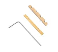 TINEASUR Brass Bass Guitar Nut Height Adjustable Design Gasket High Precision Electric Bass Nut for Band Use and Daily Practice
