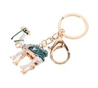 TINEASUR Camel Rhinestone Keychain Decorative Backpack Charm Lightweight Pendant for Handbags and Travel Accessories 4.02X2.17X0.59In