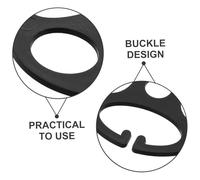 TINEASUR Car Seat Cushion Fastener Strap with Plum Blossom Plastic Plate Automotive Clip for Secure Seat Cover Fixing and Backseat Storage Hooks Black Locking Accessory for Vehicles