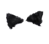 TINEASUR Cat Ears Plush Hair Clip Fun Animal Hairpins for Halloween Costume Parties Cosplay Dance Events Easy to Wear Clip Attachment