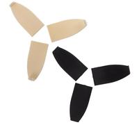 TINEASUR Cello Bow Tips in Black and White Colours Plastic Replacement Parts 6pcs Stable and Good Workmanship for Violin and Cello Bow Accessories
