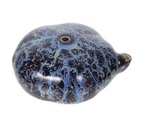 TINEASUR Ceramic Ink Dropper for Calligraphy Blue Glazed Porcelain Water Container for Chinese Painting Writing and Art Supplies Traditional Study Decoration