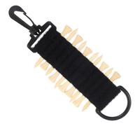 TINEASUR Compact and Easy to Carry Golfing Tees Holder with Hanging Tee Holder Design Plastic and Cloth Material for Men Golf Lovers the Golf Course