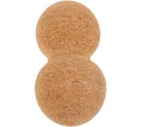 TINEASUR Cork Massage Ball with Wide Massage Range for Muscle Relief and Self-Massage, Practical Peanut Shape Versatile Tool for Feet and Back in Wellness Routine