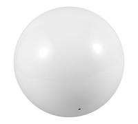 TINEASUR Decorative Gazing Ball White Stainless Steel Reflective Sphere with Polished Mirror Surface for Professional Photos and Garden Centrepiece, Chic Design for Interesting Viewing