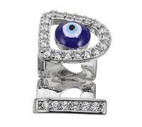 TINEASUR Devil's Eye Single Grill Single Mouth Grill Fake Grills Metal Grills for Hip-hop Style Grill Decorative Jewelries Jewelry Single Grill