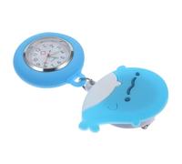 TINEASUR Digital Display Silicone Alarm Clock Retractable Nurse Watch Hanging for Nurse Badge Essentials