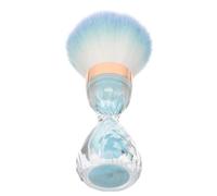 TINEASUR Dip Powder Brush Nail Brushes for Cleaning Dust Sand Timer-shaped Soft Fiber Head Portable Precise Control Blue Plastic Sand Makeup Tool for Cleaning Anytime Anywhere Beauty Salons