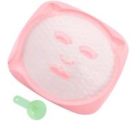 TINEASUR DIY Albumen Glue Material, Simple Design Facial Mask Mold Set with Thickened Shape and Easy to Clean Conforms to Human Face Shape for-home Skin Care for Women