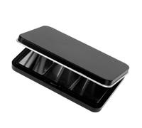 TINEASUR DIY Eyeshadow Sub Plate Refillable Lipstick Box 4.32x2.75x0.39inch Stylish Lightweight Plastic Storage Tray for Girlfriend Wife Display and Easy Color Comparison