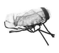 TINEASUR Double Stroller Rain Cover Lightweight PVC Full Enclosure with High Transparency Windows for Twin Strollers, Season Protection Blocking Side Winds, for Daycare and Travel Use