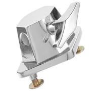 TINEASUR Drum Leg Mounts Drum Tom Bracket Silver Plated Iron Easy to Carry Practical to Install 2.71x2.52x1.93in