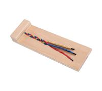 TINEASUR Educational Wooden Braid Practice for Early Learning Hair Braiding Kit for Fine Motor Skills Development Hand-eye Coordination Patience Building Suitable for Aged