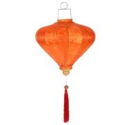 TINEASUR Fabric Lantern Lamp Shade Wedding Party Indoor Decoration Classical Shape Flocked Cloth Orange Creating Romantic Atmosphere Practical Unique Hanging Decor