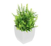 TINEASUR Faux Potted Plants Indoor Small Potted Plants Artificial with Realistic Appearance and No Maintenance Plastic Pp Material for Busy Individuals Desk Decoration
