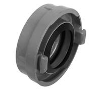 TINEASUR Fire Fighting Hose Reducer Fitting Adapter for Firefighting Equipment, Aluminium Fire-Resistant Conversion Connector with White Finish, Enabling Connection Between Different