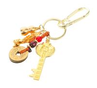 TINEASUR Five Emperor Coins Keychain Snake Year Zodiac Charm Key Fob Decorative Pendant for Bag Car Lucky Feng Shui Accessory