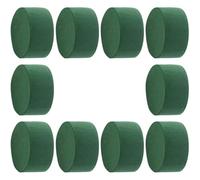 TINEASUR Floral Blocks and Green Holding Mud Decoration Stabilizing Lightweight 10pcs round Flower Mud for Flower Arrangement for Shop and Floral Crafts
