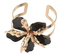 TINEASUR Flower Cuff with Delicate Flower Design Open Bracelet Adjustable for Women Floral Bangle Lightweight for Everyday Wear Special Occasions