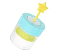 TINEASUR Foaming Pump Bottle for Face Wash and Body Cleanser, Reusable Plastic Foam Maker Cup with Automatic Rebound Press, Blue Star Design for Skincare and Daily Cleansing