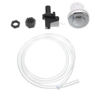 TINEASUR Garbage Disposer Air Switch Plastic and Metal Pneumatic Off Push Button Switch for Food Waste Disposer and Massage Bathtub Home Use
