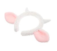 TINEASUR Girls Headband with Horns Lamb Ear Hairband Comfortable Fit Perfect for Parties Festivals and Social Media Photos
