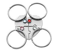 TINEASUR Glamorous Keychain Fashion Keyring Bag Decor Puzzle Pendant Set for Women